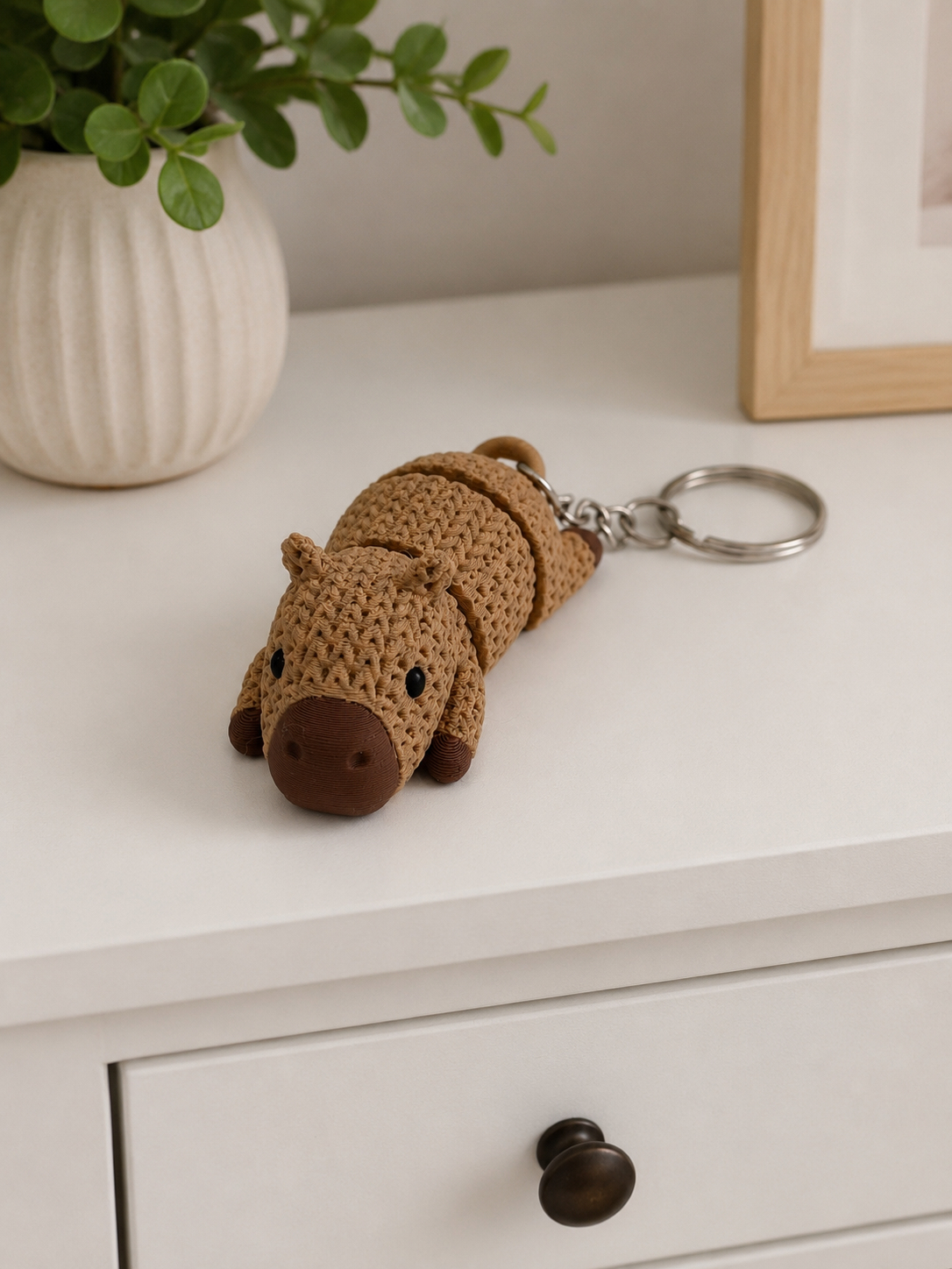 3D-Printed Knitted Animal Keychains – Choose Your Animal
