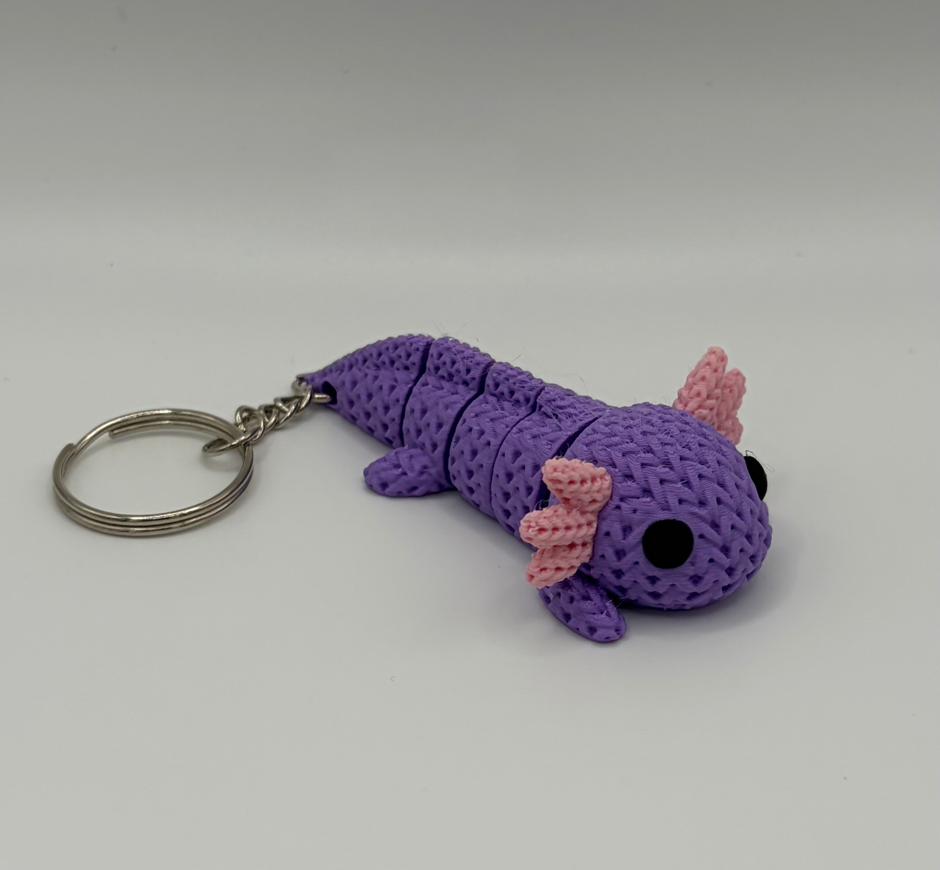 3D-Printed Knitted Animal Keychains – Choose Your Animal