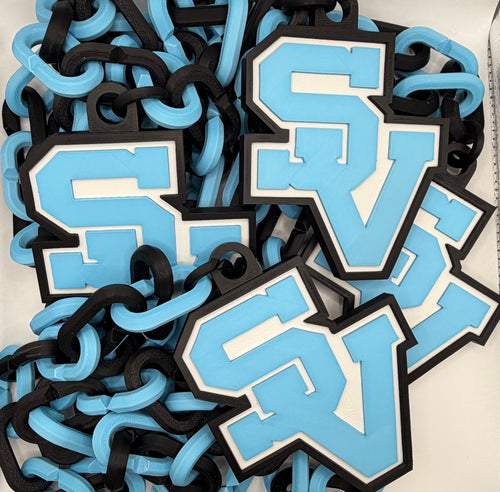 Custom School Spirit Hype Chain - Seneca Valley