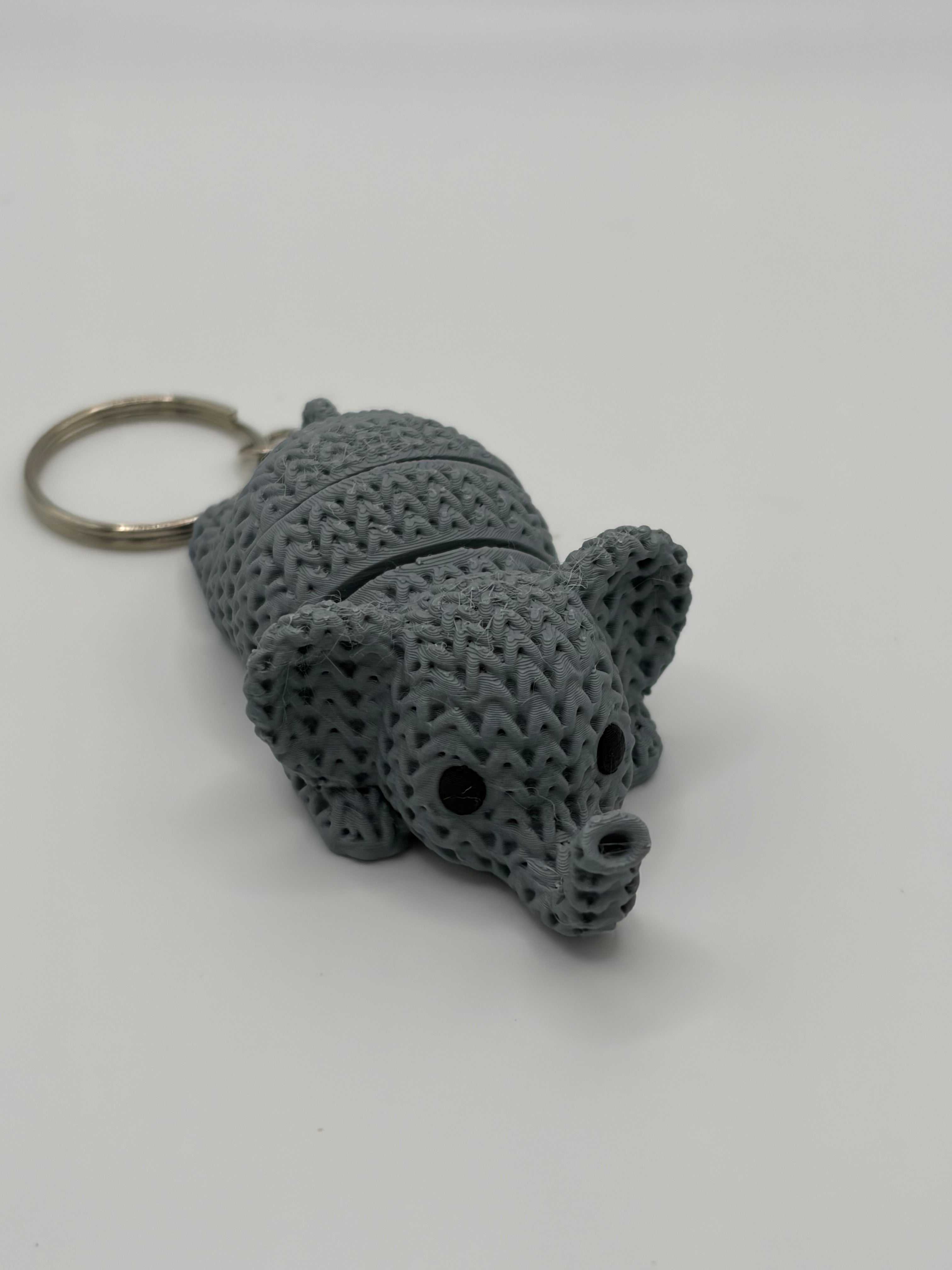 3D-Printed Knitted Animal Keychains – Choose Your Animal